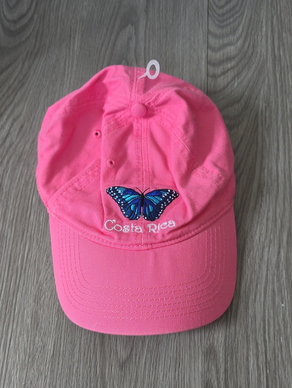 123 - T.J.Maxx Pink Costa Rica Butterfly Baseball Cap
